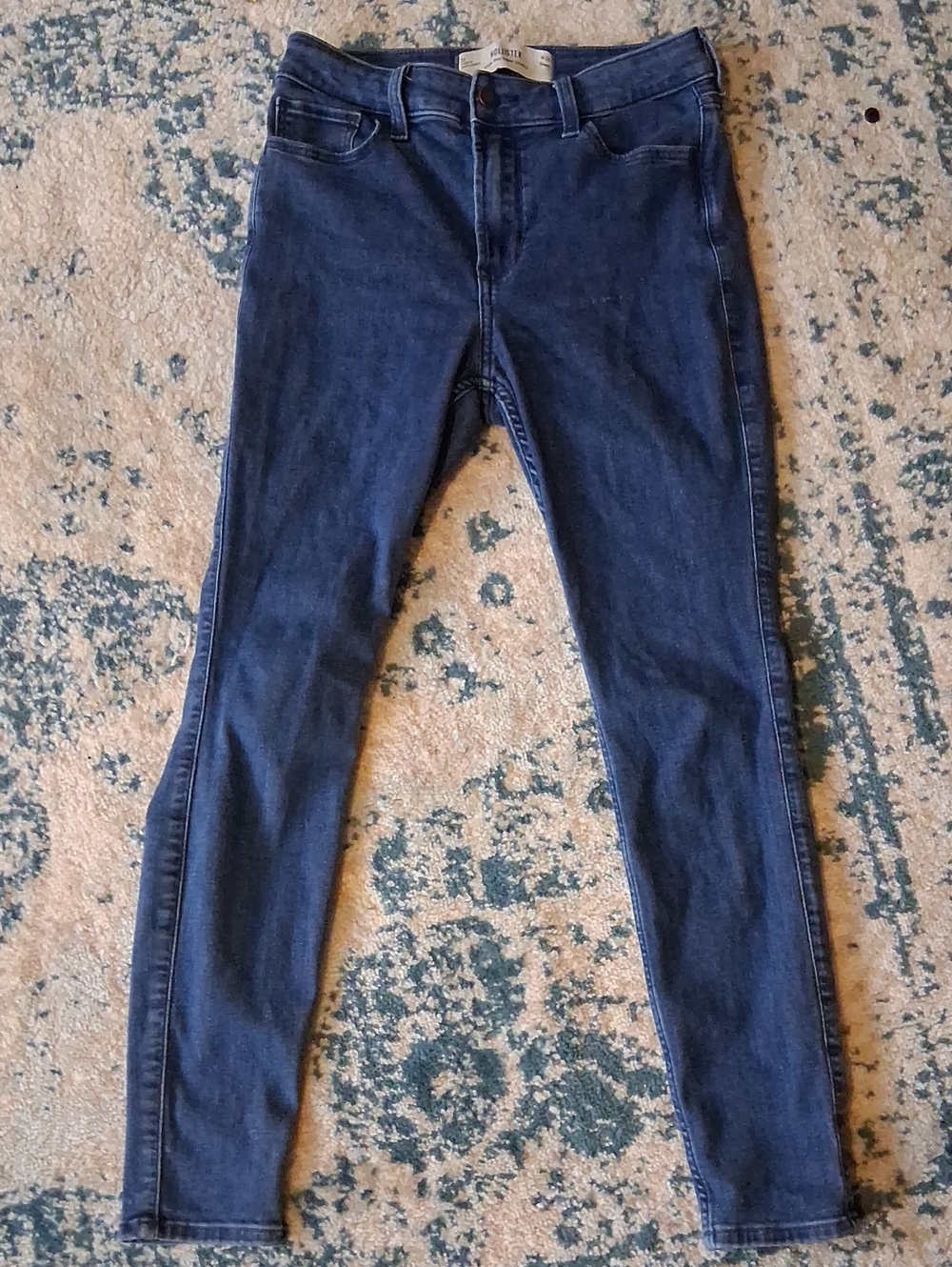 Hollister Women's Dark Indigo Skinny Jeans
